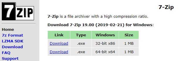 Обзор архиватора 7-ZIP. Сравнение с WinRar